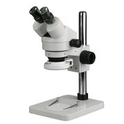 Amscope 7X-45X Stereo Binocular Microscope With 14" Pillar Stand & 64-LED Ring Light SM-1BSL-64S-V331